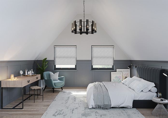 Dots and Spots, Shadow Grey - Twist&Fit Roller Blind - Image 8
